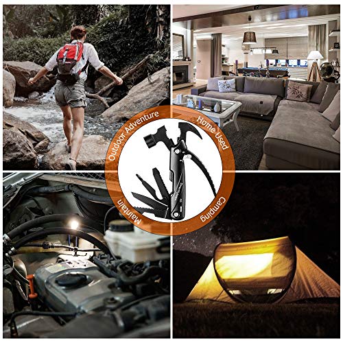 Multitool Camping Accessories, Easter Gifts for Men Dad Husband Bo...
