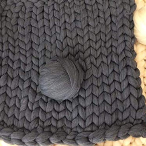 Giant Wool Yarn Chunky Arm Knitting Super Soft Wool Yarn Bulky Woo...
