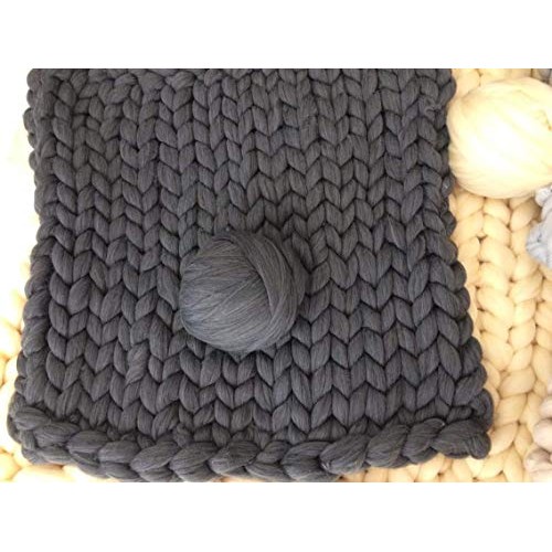 Giant Wool Yarn Chunky Arm Knitting Super Soft Wool Yarn Bulky Woo...