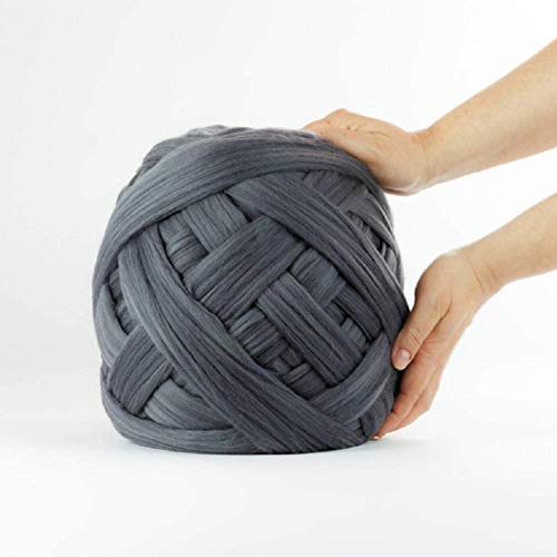 Giant Wool Yarn Chunky Arm Knitting Super Soft Wool Yarn Bulky Woo...