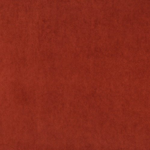 A0000L Rust Red Authentic Cotton Velvet Upholstery Fabric by The Yard