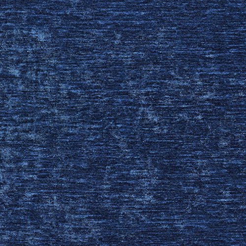 A0150M Blue Solid Shiny Woven Velvet Upholstery Fabric by The Yard
