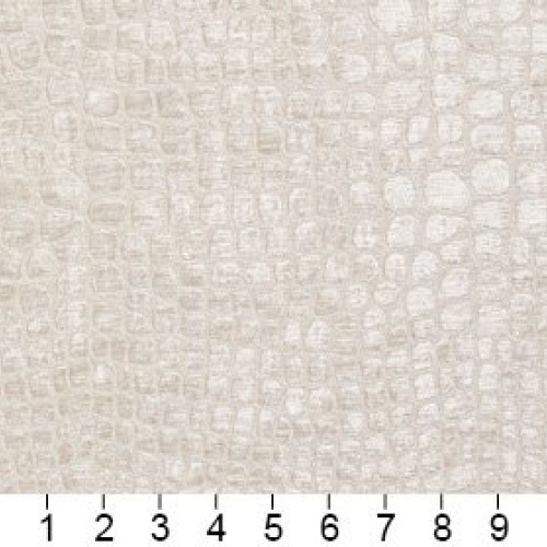 A0151E Off White Textured Alligator Shiny Woven Velvet Contemporar...