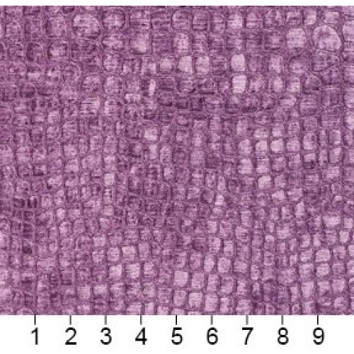 A0151O Purple Textured Alligator Shiny Woven Velvet Contemporary U...