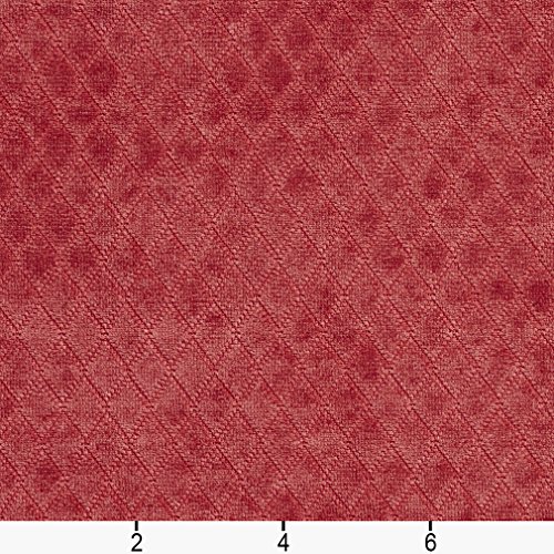A917 Rose Diamond Stitched Velvet Upholstery Fabric by The Yard