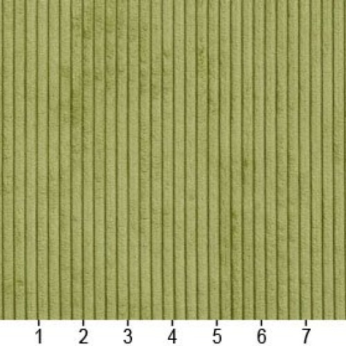B0700A Green Corduroy Striped Soft Velvet Upholstery Fabric by The...