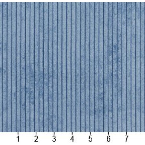 B0700C Blue Corduroy Striped Soft Velvet Upholstery Fabric by The ...