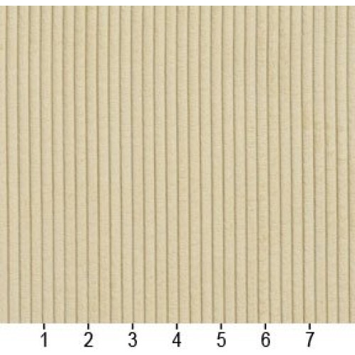 B0700G Cream Corduroy Striped Soft Velvet Upholstery Fabric by The...