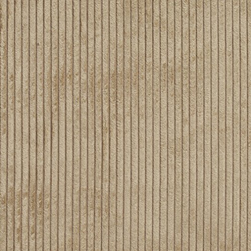 B0700K Taupe Corduroy Striped Soft Velvet Upholstery Fabric by The...