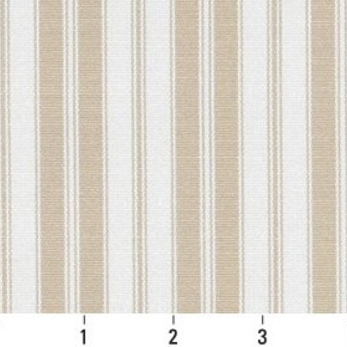 B460 Beige Ticking Striped Indoor Outdoor Marine Scotchgard Acryli...