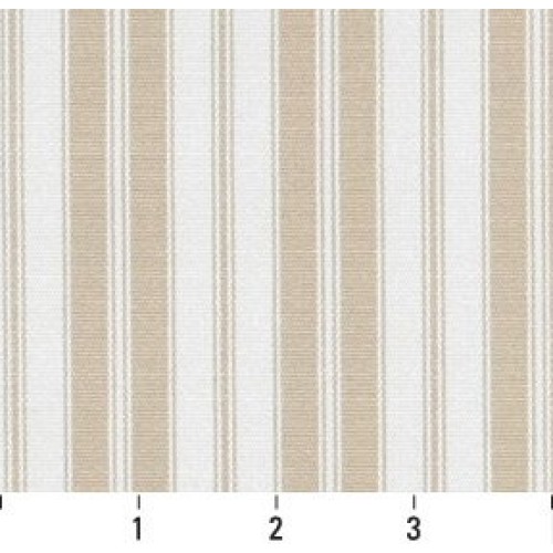 B460 Beige Ticking Striped Indoor Outdoor Marine Scotchgard Acryli...
