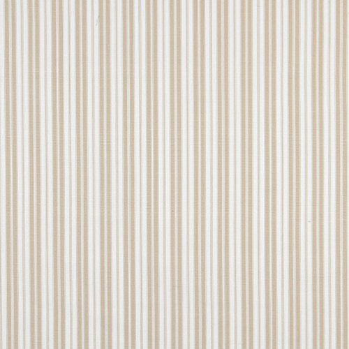 B460 Beige Ticking Striped Indoor Outdoor Marine Scotchgard Acryli...