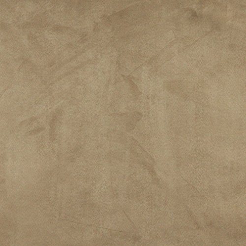 C061 Beige Solid Microsuede Microfiber Suede Ultra Durable Upholst...
