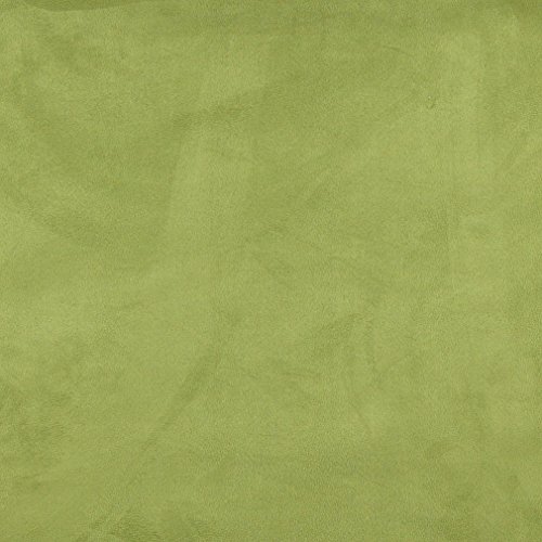 C085 Lime Green Solid Microsuede Microfiber Contemporary Upholster...