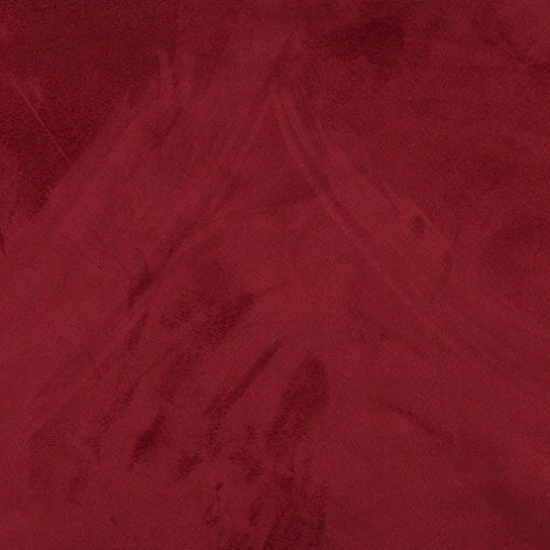 C095 Burdy Red Solid Microsuede Microfiber Upholstery Grade Fab...