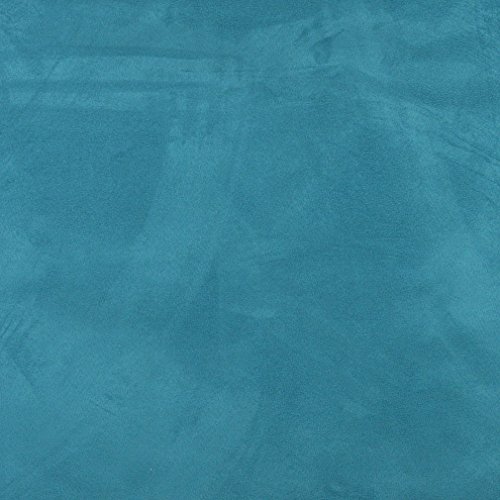 C097 Turquoise Solid Microsuede Microfiber Contemporary Upholstery...