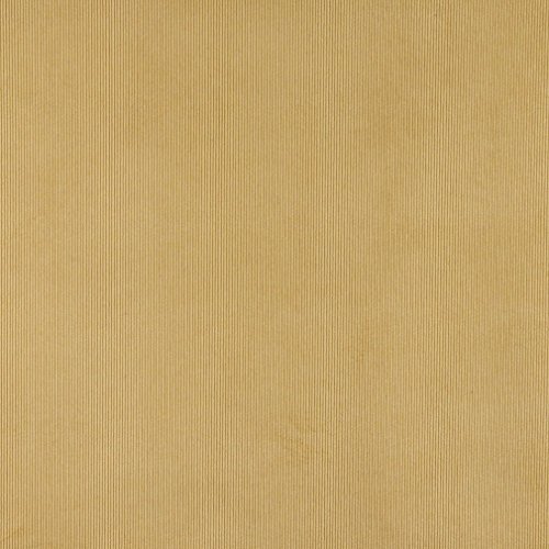 C185 Gold Thin Solid Corduroy Striped Upholstery Velvet Fabric