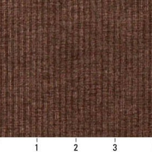 D217 Chocolate Brown Striped Woven Velvet Upholstery Fabric by The...