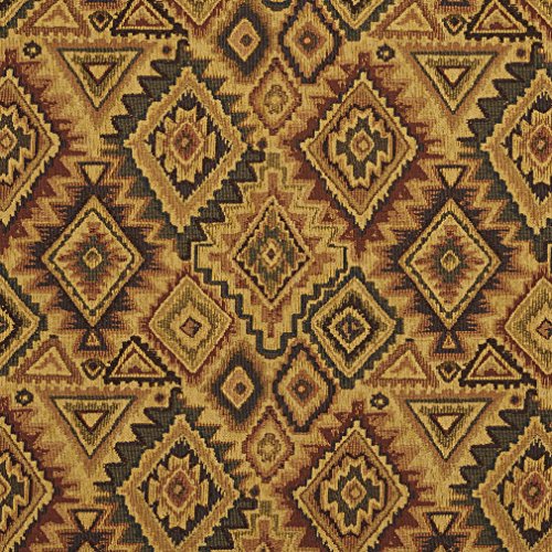 E101 Southwestern Navajo Lodge Style Upholstery Grade Fabric by Th...