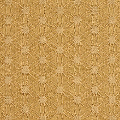 E533 Gold Flower Jacquard Woven Contemporary Upholstery Grade Fabr...