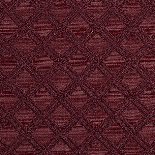 E545 Burdy Diamond Jacquard Woven Contemporary Upholstery Grade...