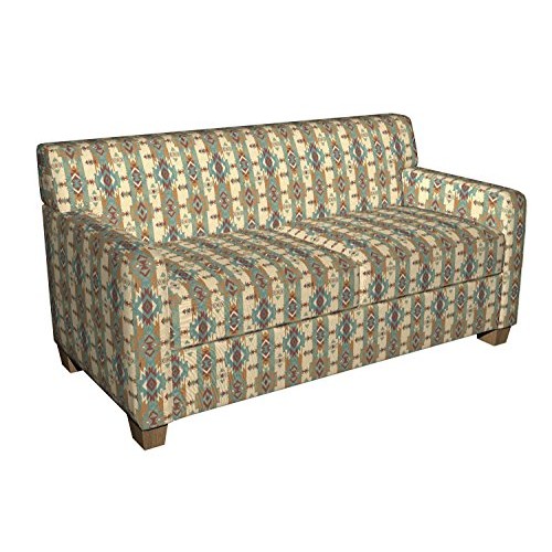 J9600F Natural Striped Geometric Southwest Woven Decorative Novelt...