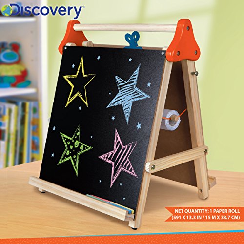 Discovery Kids 3-in-1 Tabletop Dry Erase Chalkboard Painting Art E...