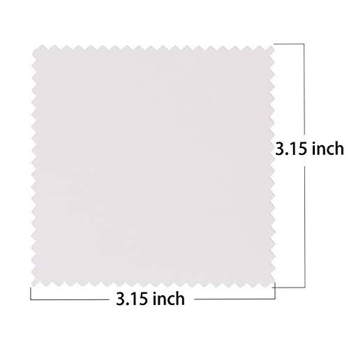 50 Pack Premium Jewelry Cloth by Divine Light, Individually Wrappe...