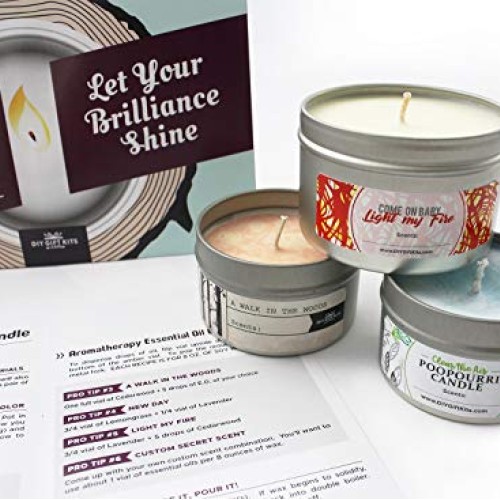 DIY Gift Kits Soy Candle Making Kit for Adults 49-Piece Set DIY ...