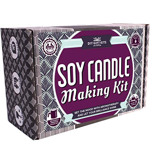 DIY Gift Kits Soy Candle Making Kit for Adults 49-Piece Set DIY ...