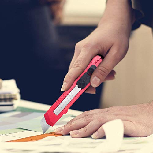 16Pack Utility Knife Box Cutters 18mm Wide Blade Cutter Retracta...