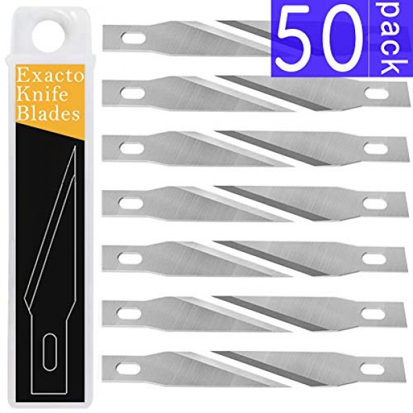 100 PCS Xacto Blades Exacto Knife Blades 11 - High Carbon Steel Craft  Cutting Tool