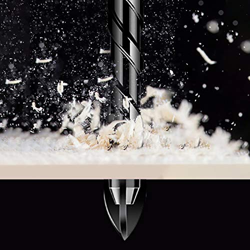 10 Pcs Masonry Drill Bits, Concrete Drill Bit Set for Tile, Brick,...