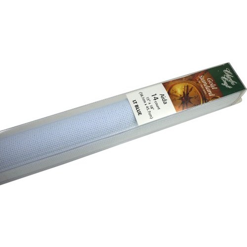 DMC GD1436-4600 Classic Reserve Gold Label Aida Fabric Box, Light ...
