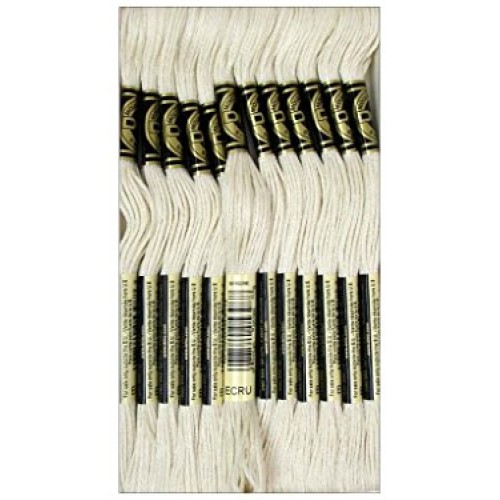 DMC Thread 6-Strand Embroidery Cotton 8.7 Yards Ecru 117-ECRU 12-...
