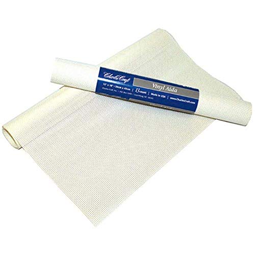 DMC Vinyl Aida 13 Count 12X18-White
