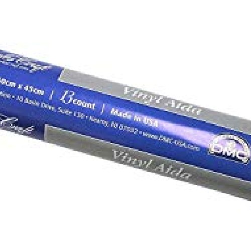 DMC Vinyl Aida 13 Count 12X18-White