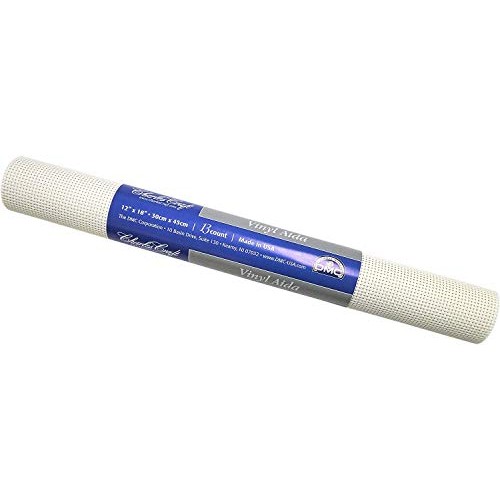 DMC Vinyl Aida 13 Count 12X18-White