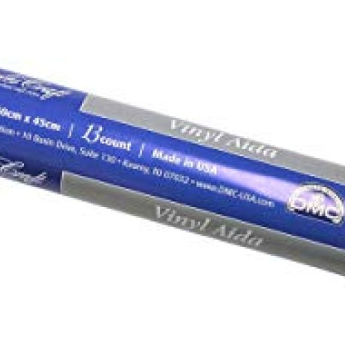 DMC Vinyl Aida 13 Count 12X18-White
