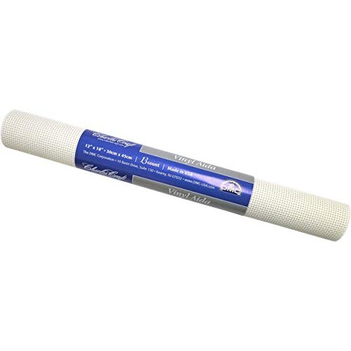DMC Vinyl Aida 13 Count 12X18-White