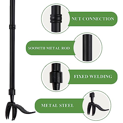 DMDMBSR Weed Puller Tool, Stand Up Weed Puller Long Handle Removab...