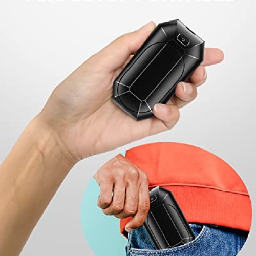 Hand Warmers Rechargeable, Dnaleao 2 Pack 4000mAh Electric Portabl...