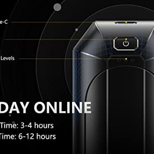 Hand Warmers Rechargeable, Dnaleao 2 Pack 4000mAh Electric Portabl...