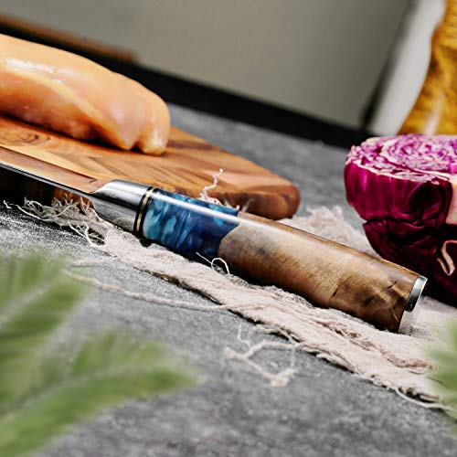 Dnifo Professional Sharp Kitchen Chef Knife 8 Inch, Damascus Steel...