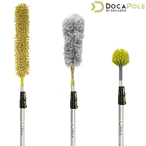DocaPole 20 Foot High Reach Dusting Kit with 5-12 Foot Extension P...