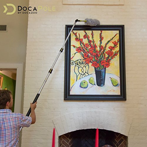 DocaPole 20 Foot High Reach Dusting Kit with 5-12 Foot Extension P...
