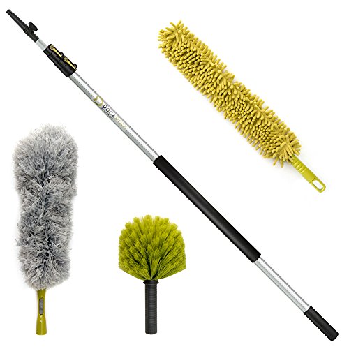 DocaPole 20 Foot High Reach Dusting Kit with 5-12 Foot Extension P...
