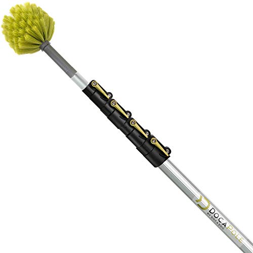 DocaPole 7-30 Foot Extension Pole with Cobweb Duster // Ceiling an...
