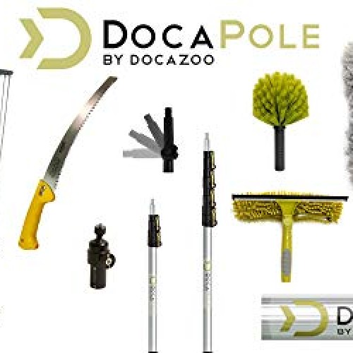 DocaPole 7-30 Foot Pole Pruning Saw // DocaPole Extension Pole + G...