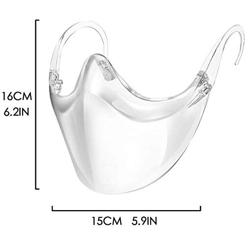 Adults Clear Face_Shields Transparent Anti Fog Shields Durable Pla...